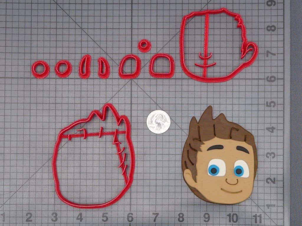 PJ Masks - Connor Head 266-I667 Cookie Cutter Set
