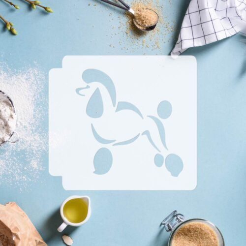 Poodle Dog Body 783-H440 Stencil