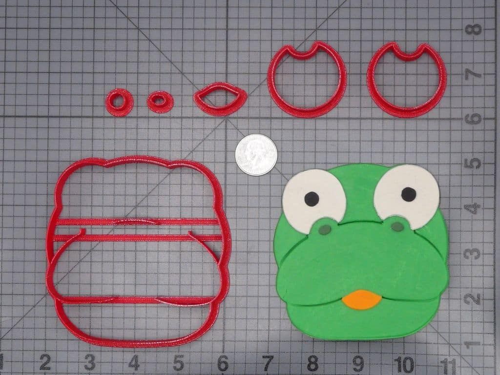 Pororo the Little Penguin - Crong Head 266-I527 Cookie Cutter Set
