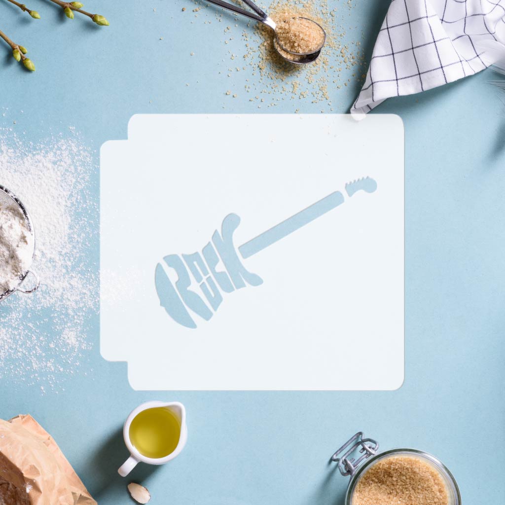 Rock Guitar 783-H356 Stencil