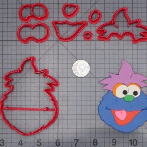 Sesame Street - Dana Head 266-I430 Cookie Cutter Set