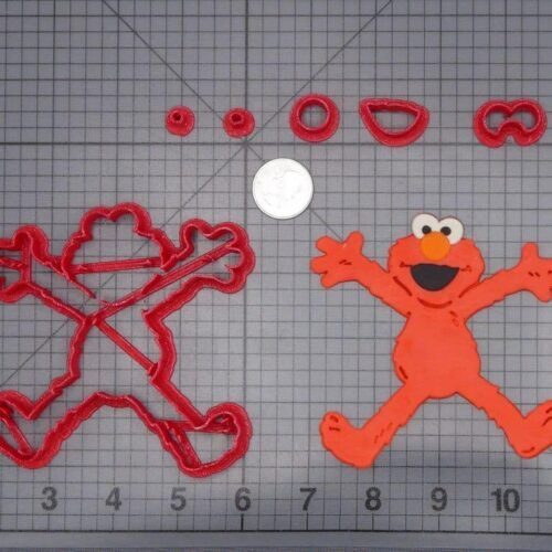 Sesame Street - Elmo Body 266-I258 Cookie Cutter Set