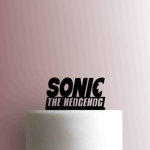 Sonic The Hedgehog Logo 225-B393 Cake Topper
