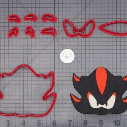 Sonic the Hedgehog - Shadow Head 266-I665 Cookie Cutter Set