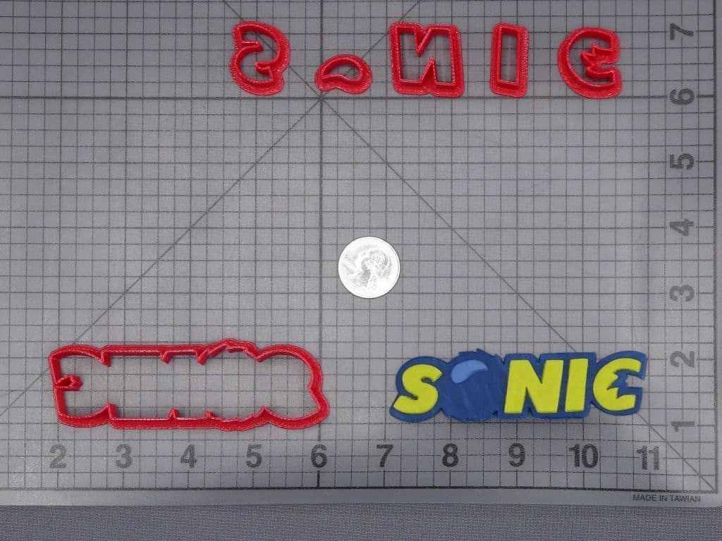 Sonic the Hedgehog - Sonic Logo 266-I669 Cookie Cutter Set