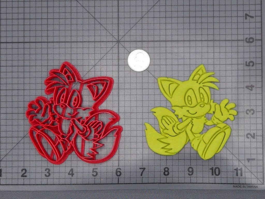Sonic the Hedgehog - Tails Body 266-I729 Cookie Cutter