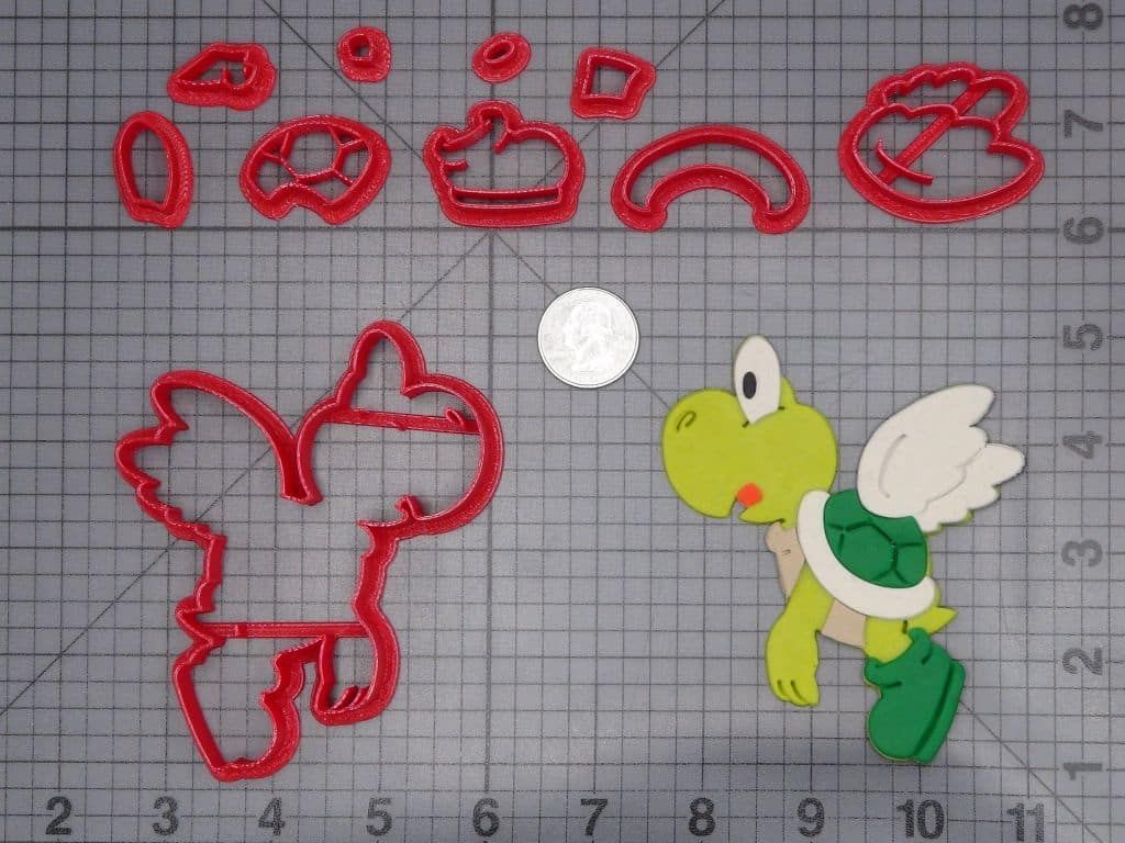 Super Mario - Koopa Paratroopa 266-I392 Cookie Cutter Set