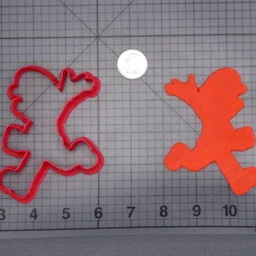 Super Mario - Mario Body 266-I522 Cookie Cutter Silhouette