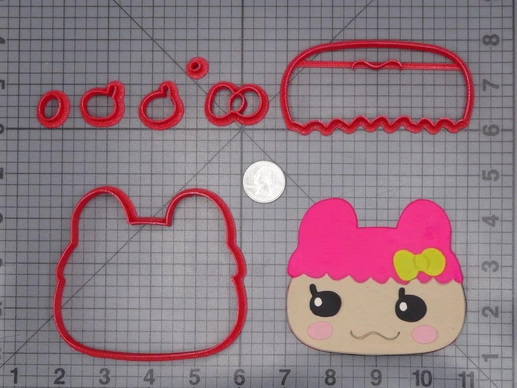 Tamagotchi - Chamametchi Head 266-I261 Cookie Cutter Set