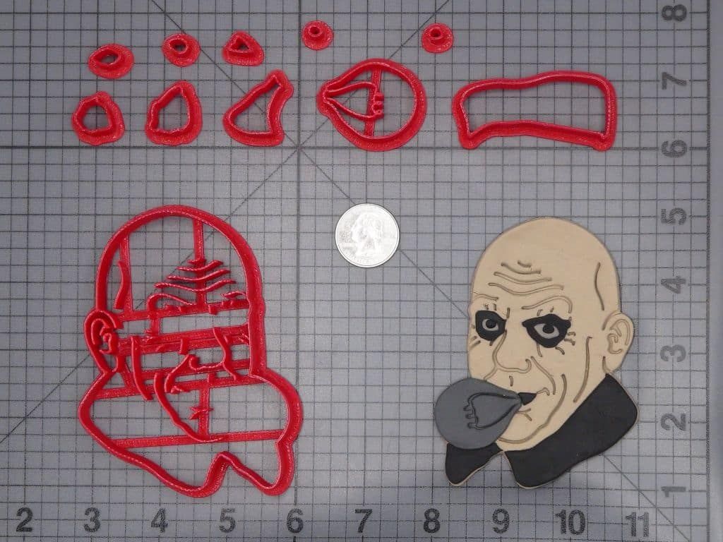 The Addams Family - Uncle Fester with Light Bulb 266-I291 Cookie Cutter Set