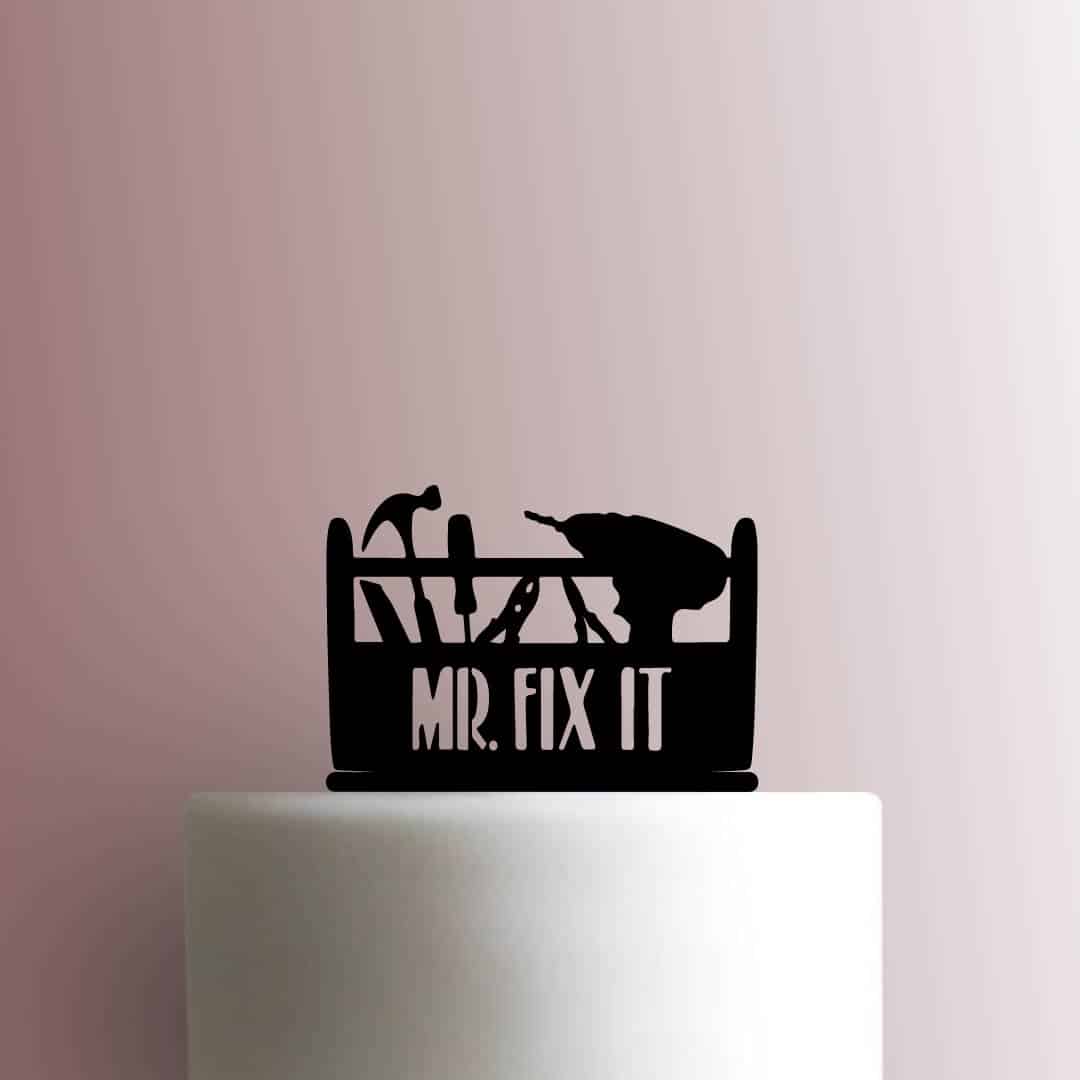 Tool Caddy Mr Fix It 225-B387 Cake Topper
