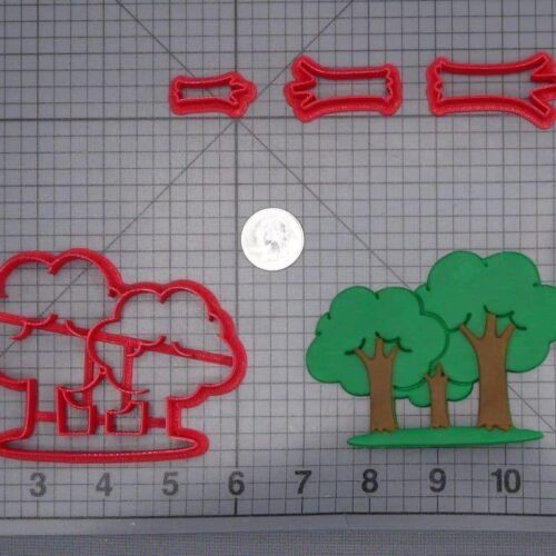 Trees 266-I544 Cookie Cutter Set