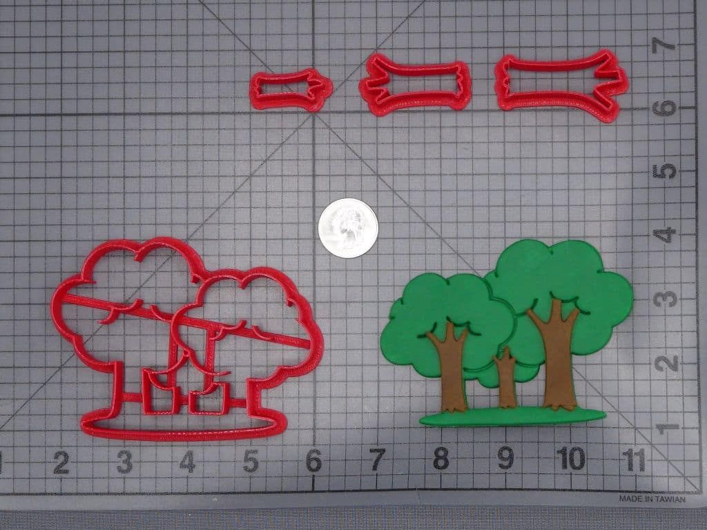 Trees 266-I544 Cookie Cutter Set
