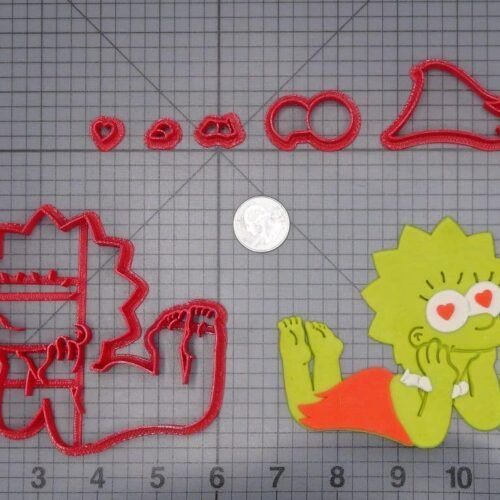 Valentines Day - The Simpsons - Lisa with Heart Eyes 266-I208 Cookie Cutter Set