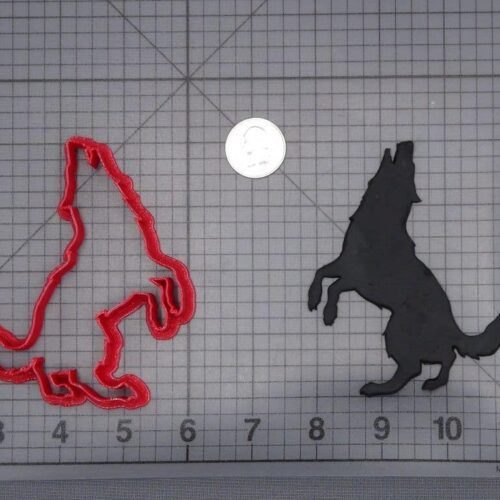 Wolf Howling 266-I446 Cookie Cutter Silhouette