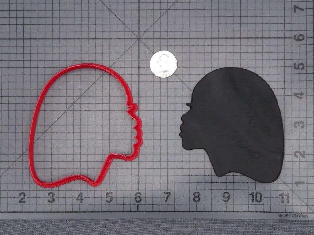 Woman Head 266-I016 Cookie Cutter Silhouette