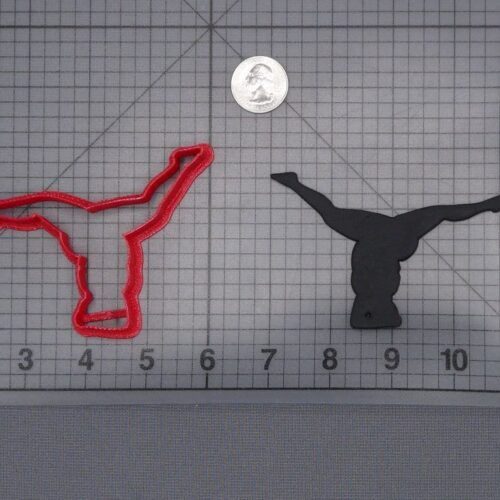 Yoga Pose 266-I481 Cookie Cutter Silhouette