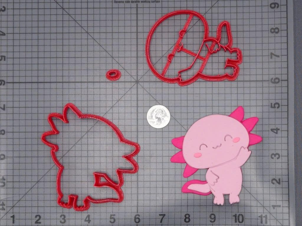 Axolotl Body 266-I543 Cookie Cutter Set