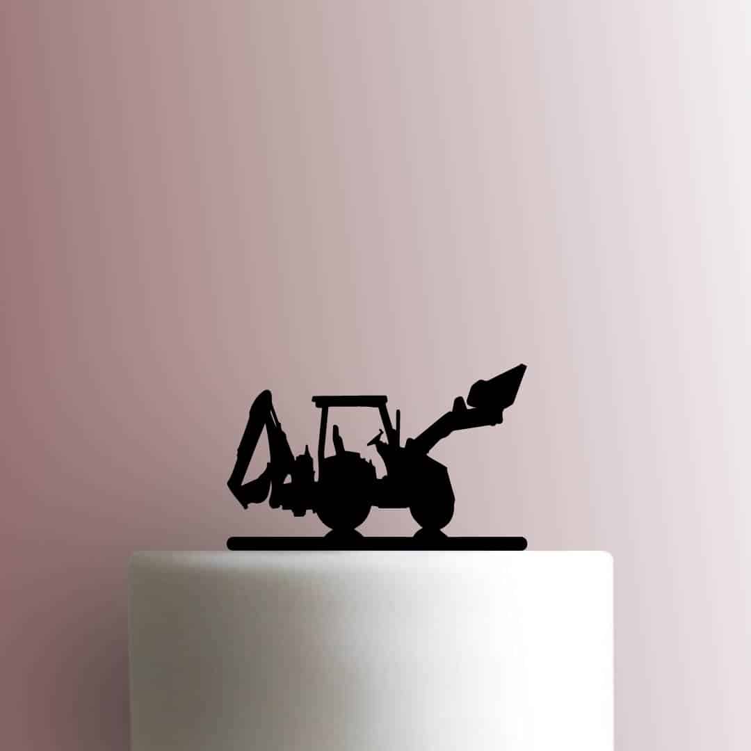 Backhoe Tractor 225-B472 Cake Topper