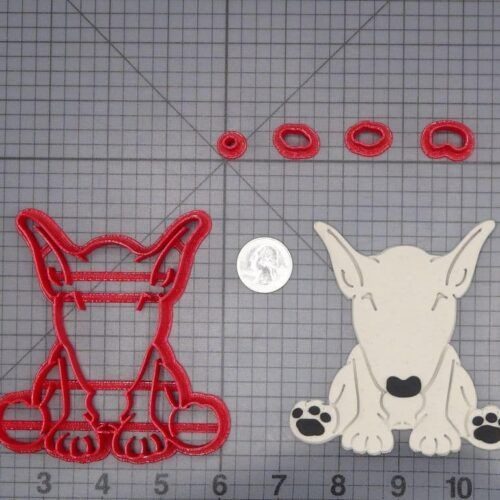 Bull Terrier Dog Body 266-I614 Cookie Cutter Set