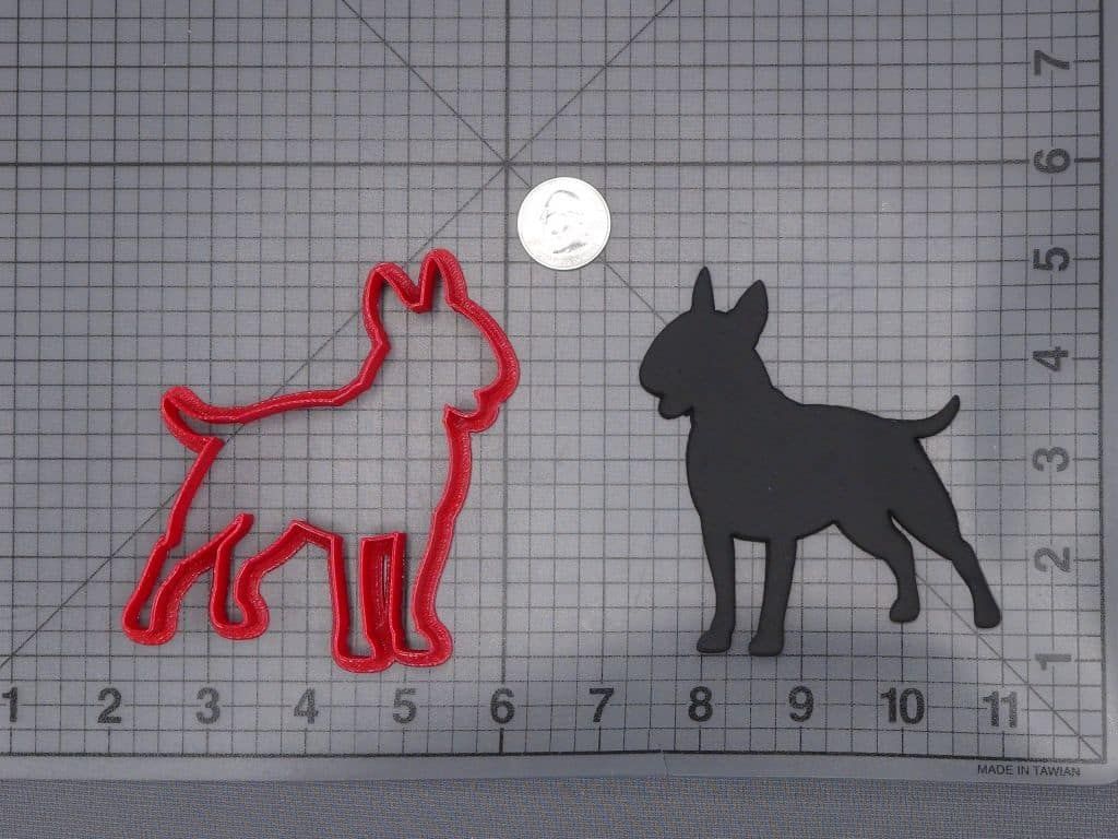 Bull Terrier Dog Body 266-I618 Cookie Cutter Silhouette