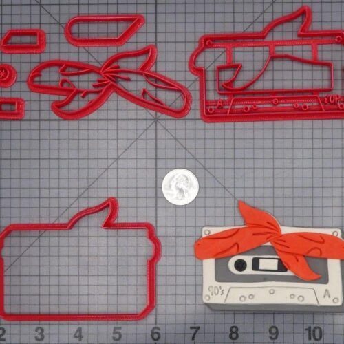 Cassette with Bandana 266-I243 Cookie Cutter Set