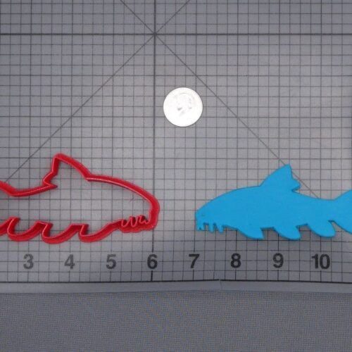 Catfish 266-I409 Cookie Cutter Silhouette