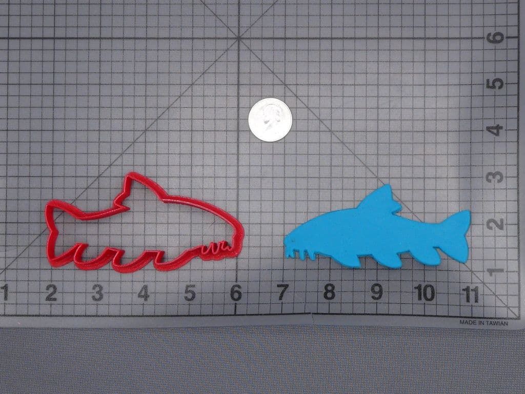 Catfish 266-I409 Cookie Cutter Silhouette