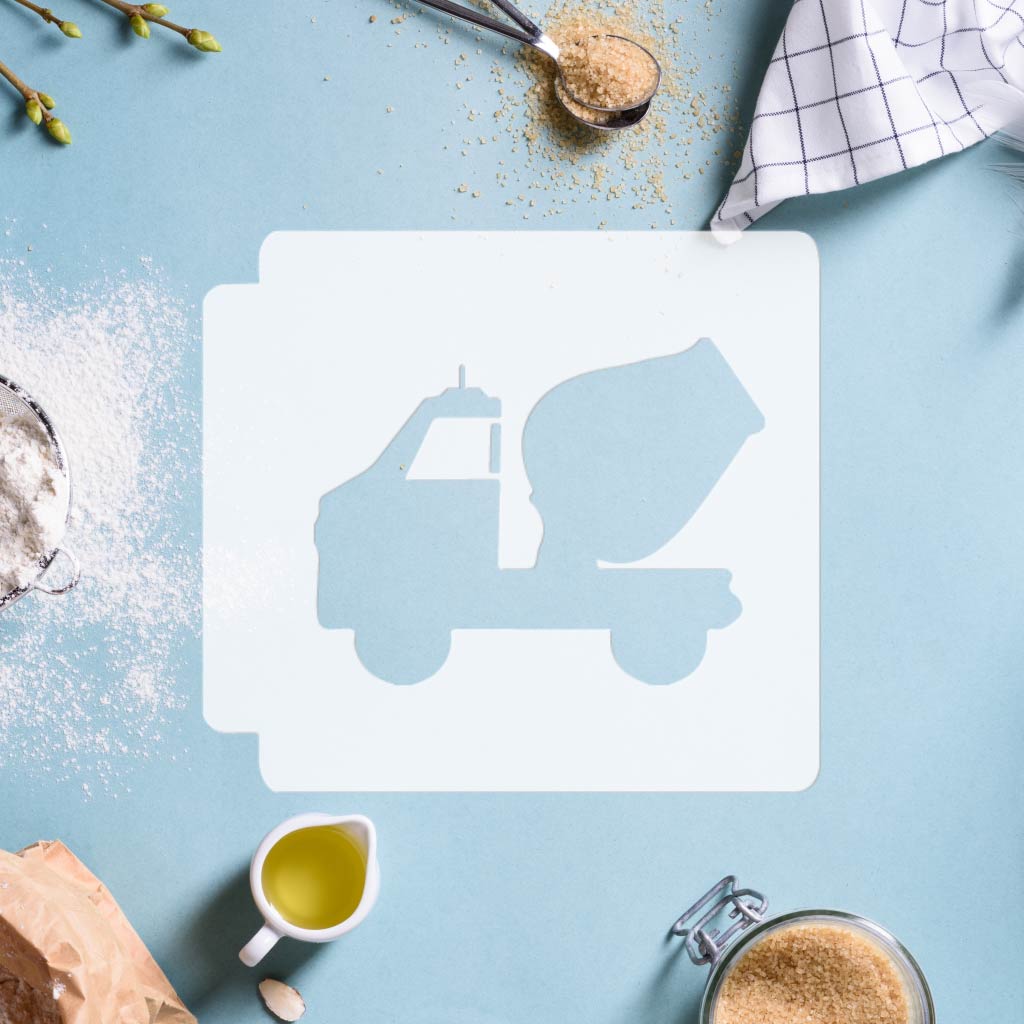 Cement Truck 783-H566 Stencil