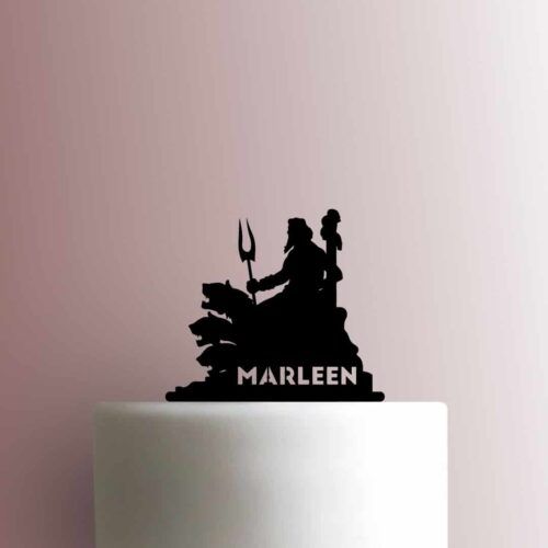 Custom Poseidon Name 225-B542 Cake Topper