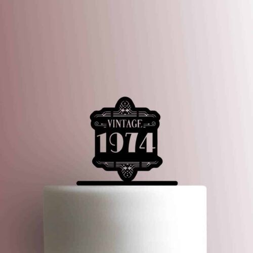 Custom Vintage Year 225-B461 Cake Topper