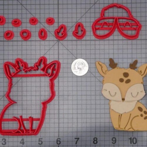 Deer Body 266-I537 Cookie Cutter Set