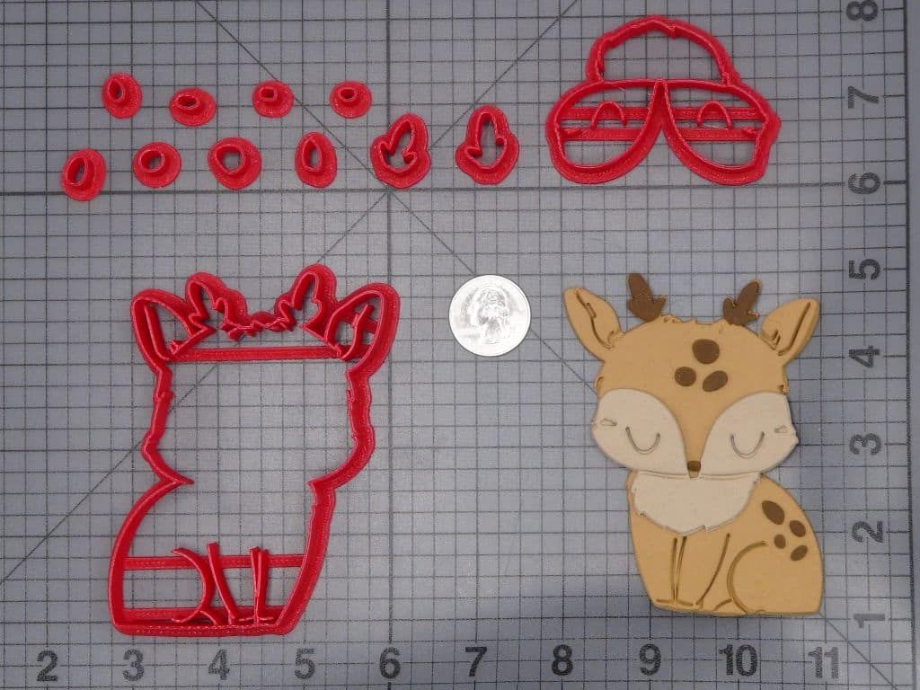 Deer Body 266-I537 Cookie Cutter Set