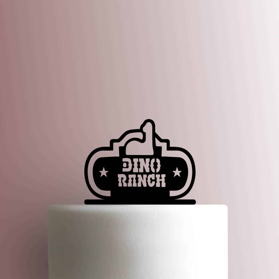 Dino Ranch Logo 225-B492 Cake Topper