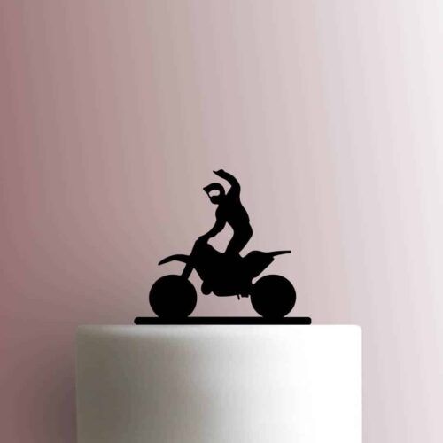 Dirt Bike Racer 225-B474 Cake Topper