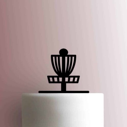 Disc Golf Basket 225-B484 Cake Topper