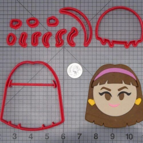 Disney Emoji - Turning Red - Abby Head 266-I325 Cookie Cutter Set