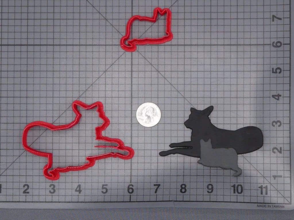 Dog and Cat 266-I575 Cookie Cutter Set