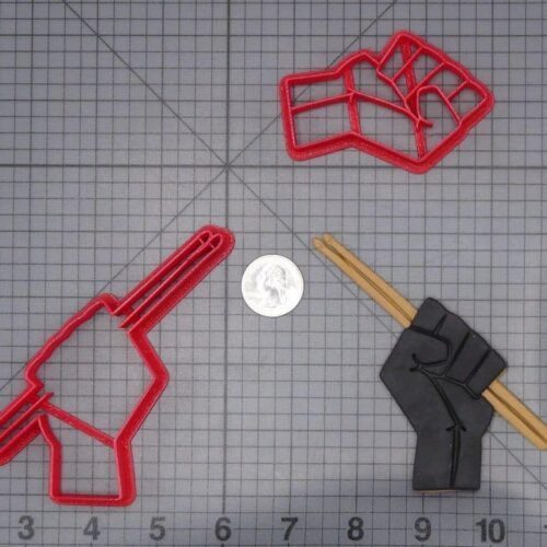Drummer Fist 266-I606 Cookie Cutter Set