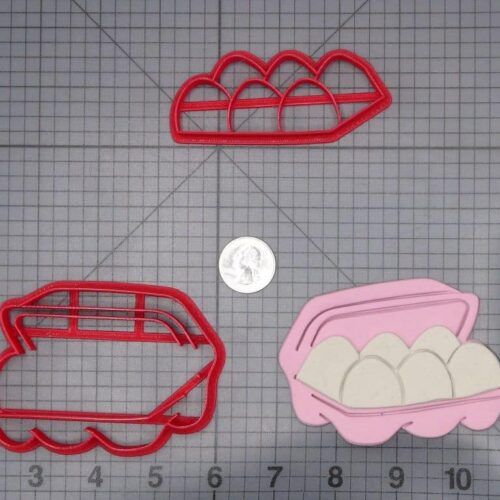 Egg Carton 266-I718 Cookie Cutter Set