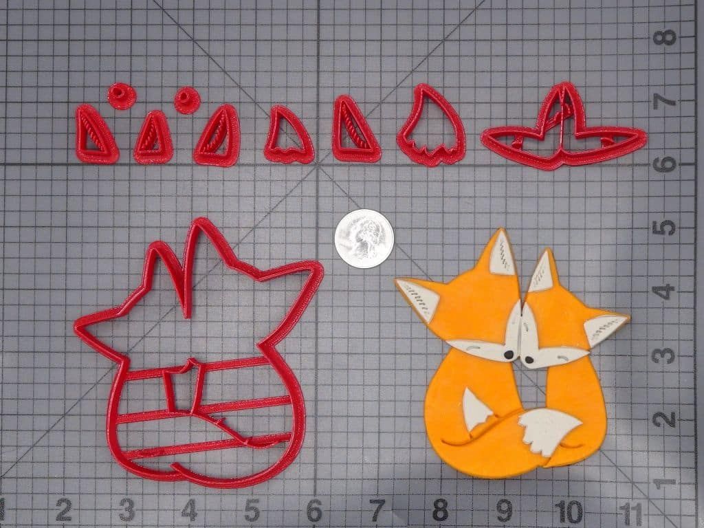 Fox Hugs 266-I474 Cookie Cutter Set