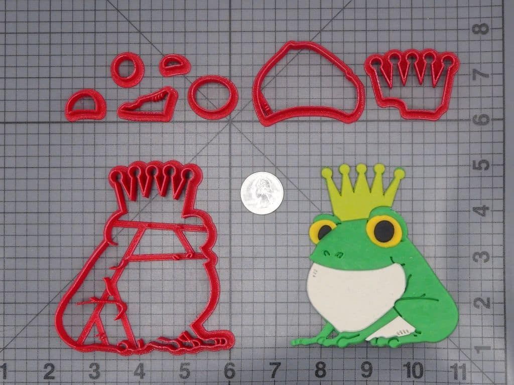 Frog Prince Body 266-I615 Cookie Cutter Set
