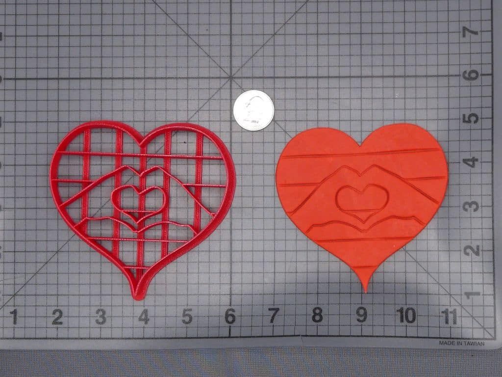 Heart Hand Rainbow 266-I657 Cookie Cutter