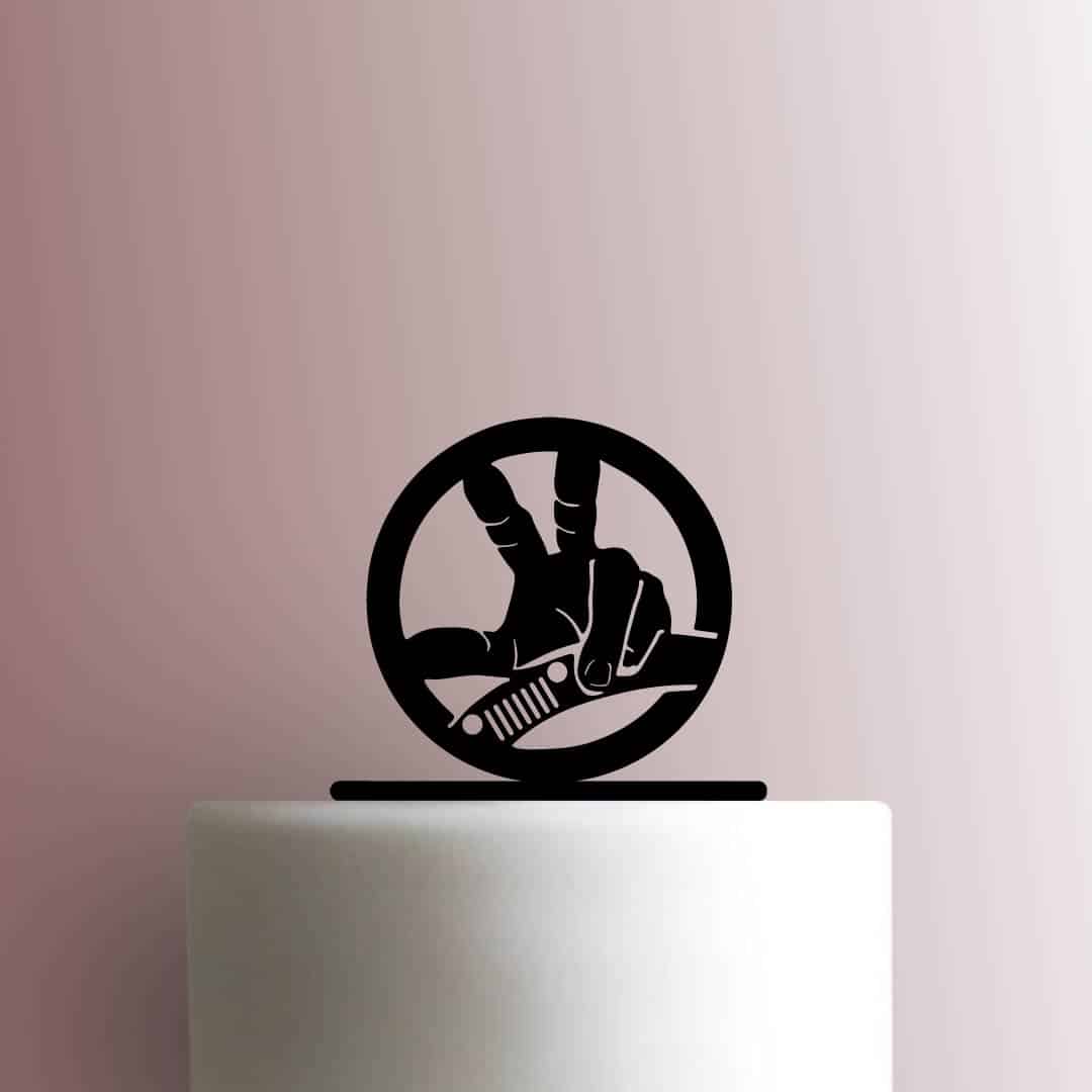 Jeep - Streering Wheel Wave 225-B470 Cake Topper