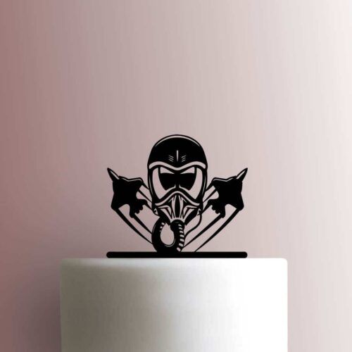 Jet Pilot Cross Arms 225-B496 Cake Topper