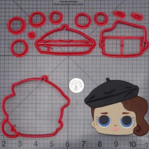 LOL Surprise Doll - Posh Head 266-I855 Cookie Cutter Set