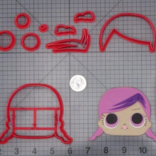 LOL Surprise Doll - Super BB Head 266-I881 Cookie Cutter Set