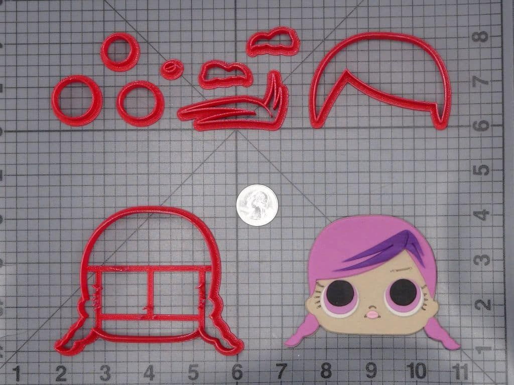 LOL Surprise Doll - Super BB Head 266-I881 Cookie Cutter Set