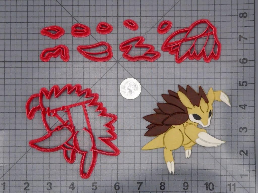 Pokemon - Sandslash Body 266-I638 Cookie Cutter Set