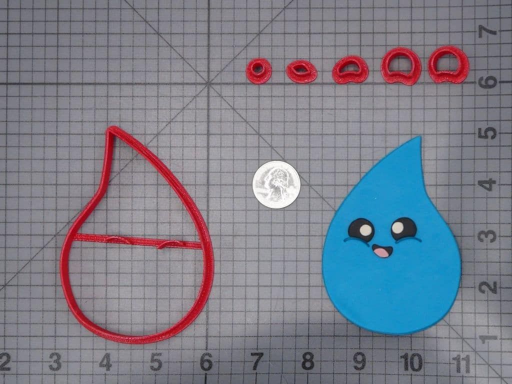 Rain Drop 266-I503 Cookie Cutter Set